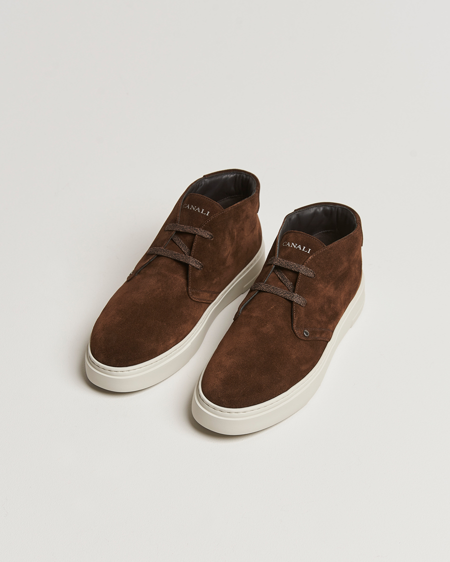 Herren | | Canali | Casetta Chukka Boot Brown Suede