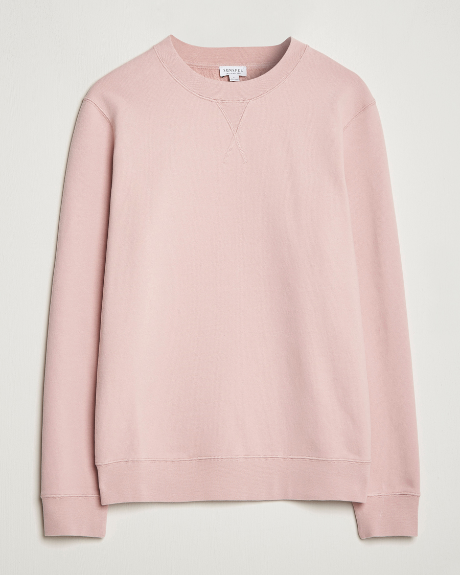 Herren | Pullover | Sunspel | Loopback Sweatshirt Shell Pink