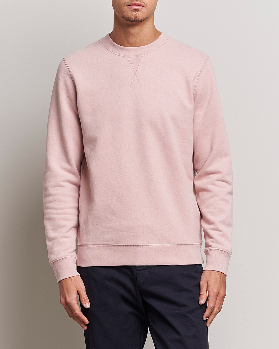 Herren | Pullover | Sunspel | Loopback Sweatshirt Shell Pink