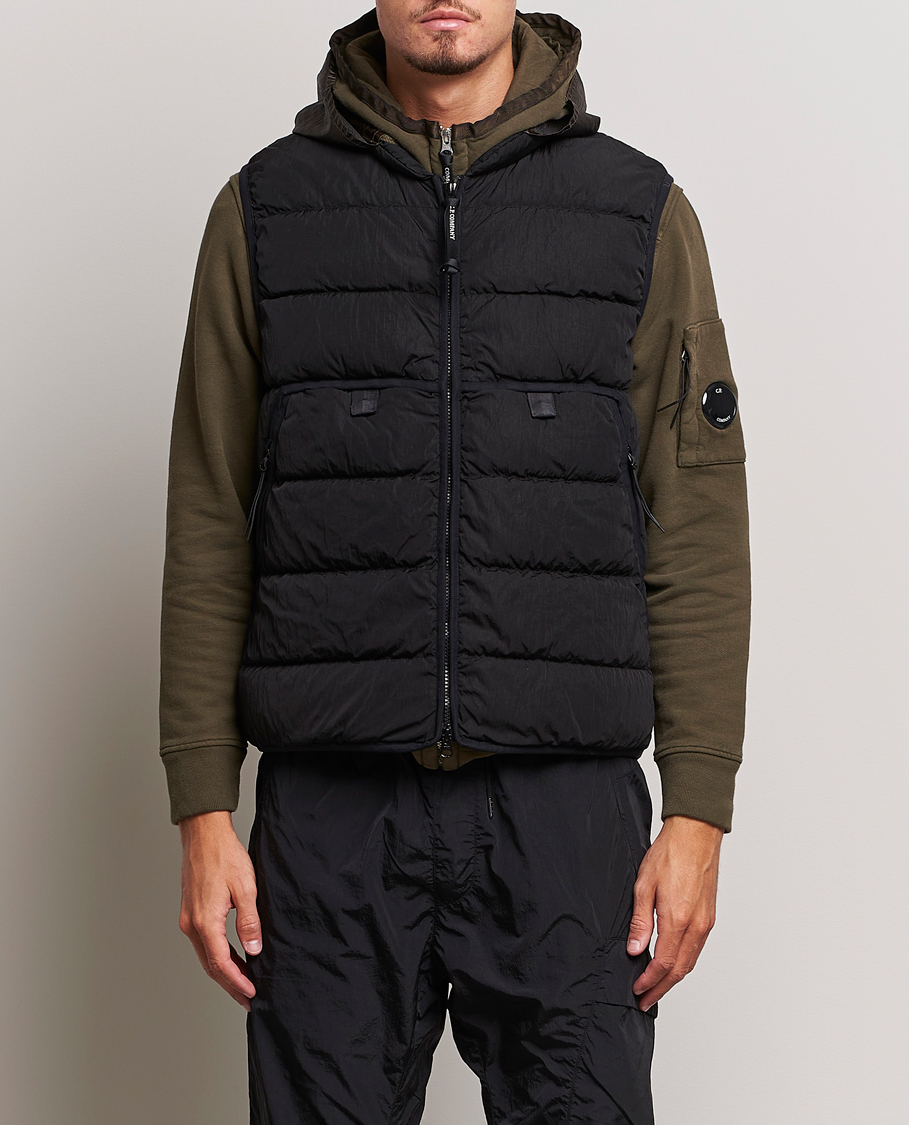 Herren | C.P. Company | C.P. Company | Eco-Chrome R Lightweight Down Vest Black