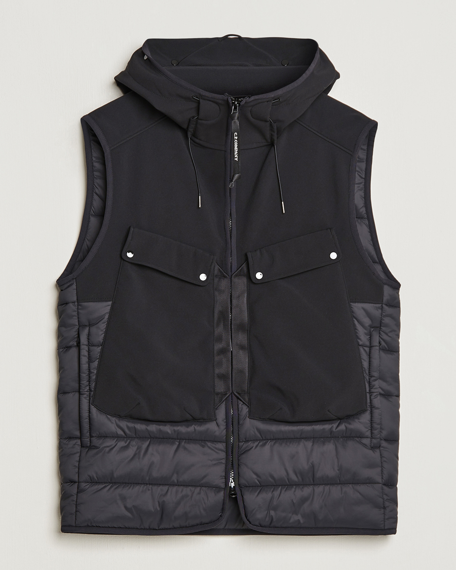 Herren | Jacken | C.P. Company | CP Shell - R Mixed Goggle Vest Black