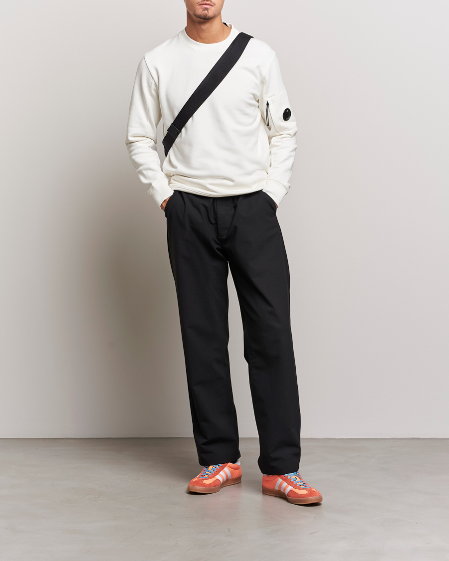Herren | Pullover | C.P. Company | Diagonal Raised Fleece Lens Sweatshirt White