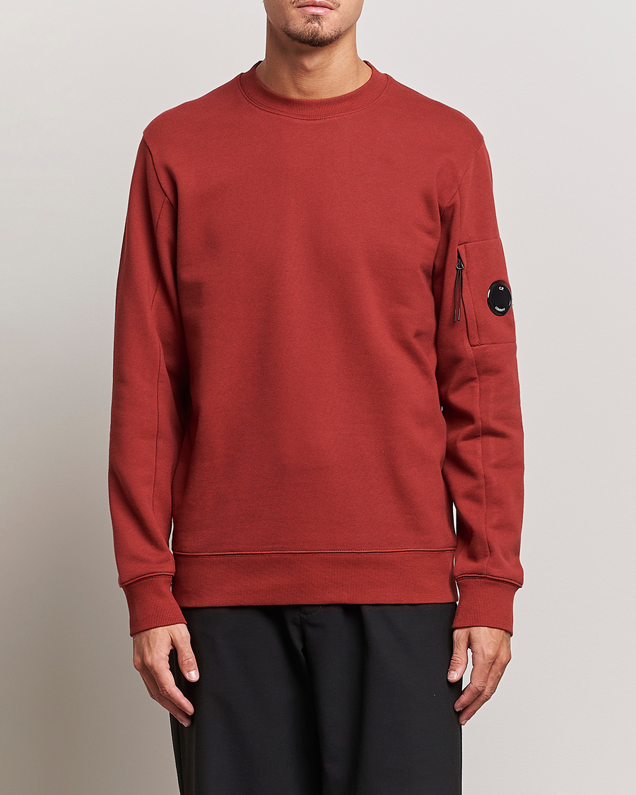 Herren | C.P. Company | C.P. Company | Diagonal Raised Fleece Lens Sweatshirt Wine