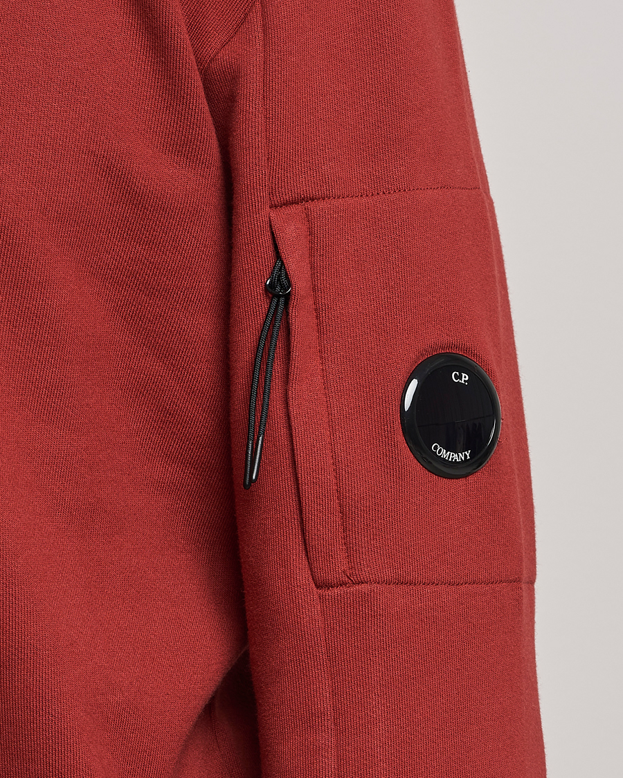 Herren | Pullover | C.P. Company | Diagonal Raised Fleece Lens Sweatshirt Wine
