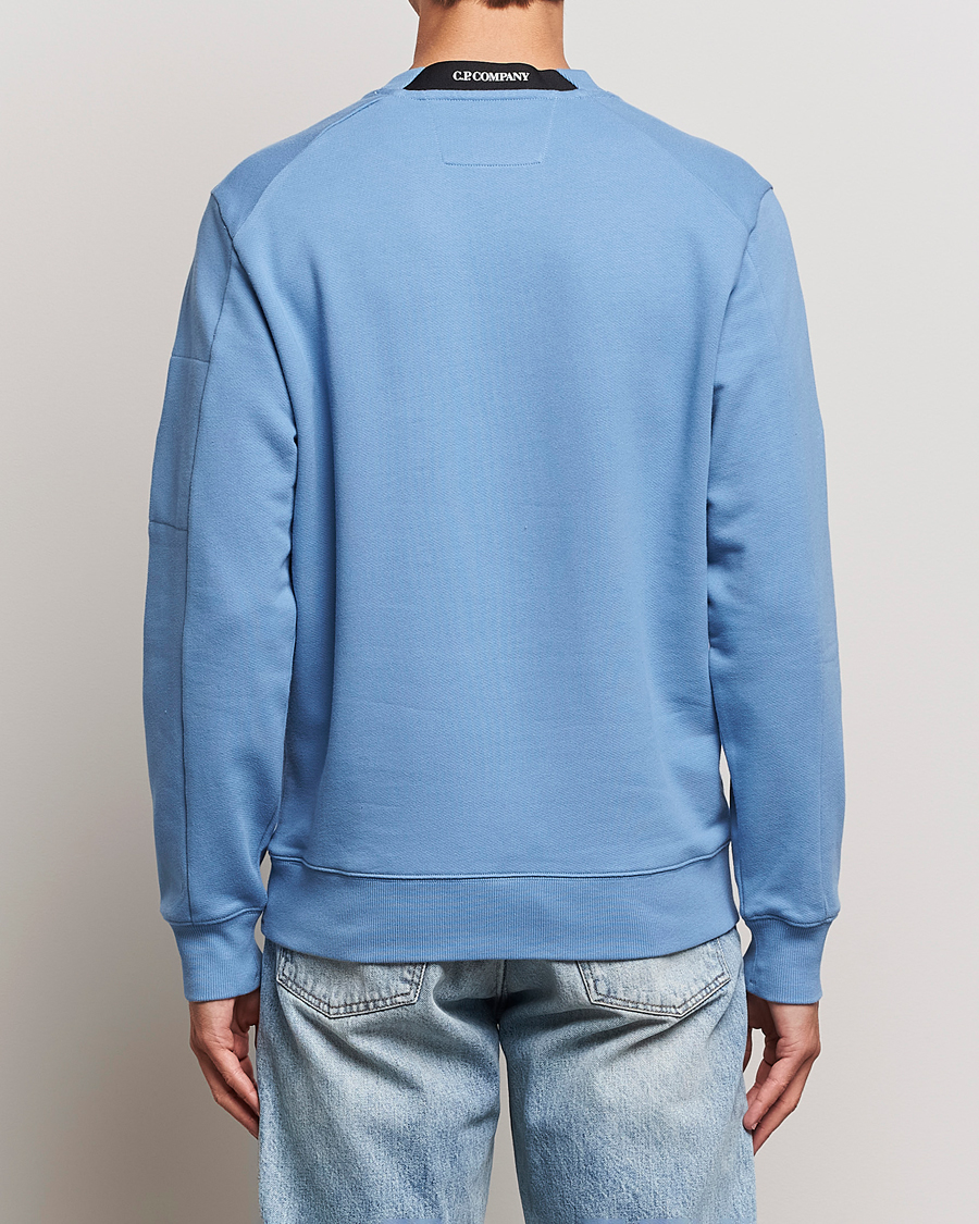 Herren | Pullover | C.P. Company | Diagonal Raised Fleece Lens Sweatshirt Blue