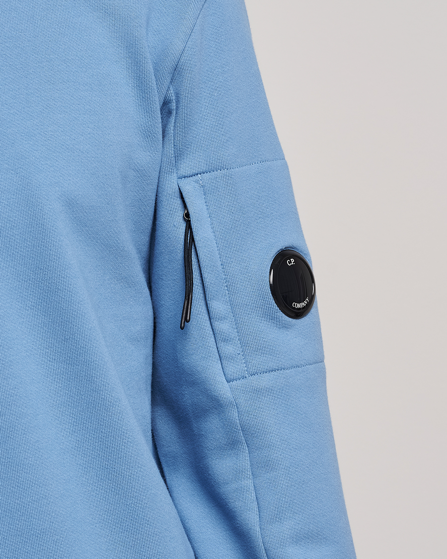 Herren | Pullover | C.P. Company | Diagonal Raised Fleece Lens Sweatshirt Blue