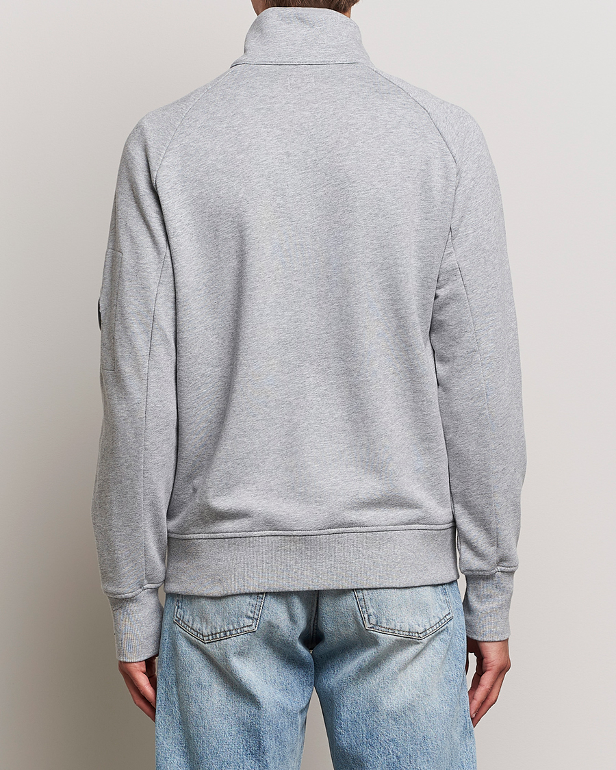 Herren | Pullover | C.P. Company | Diagonal Raised Fleece Full Zip Lens Sweatshirt Grey