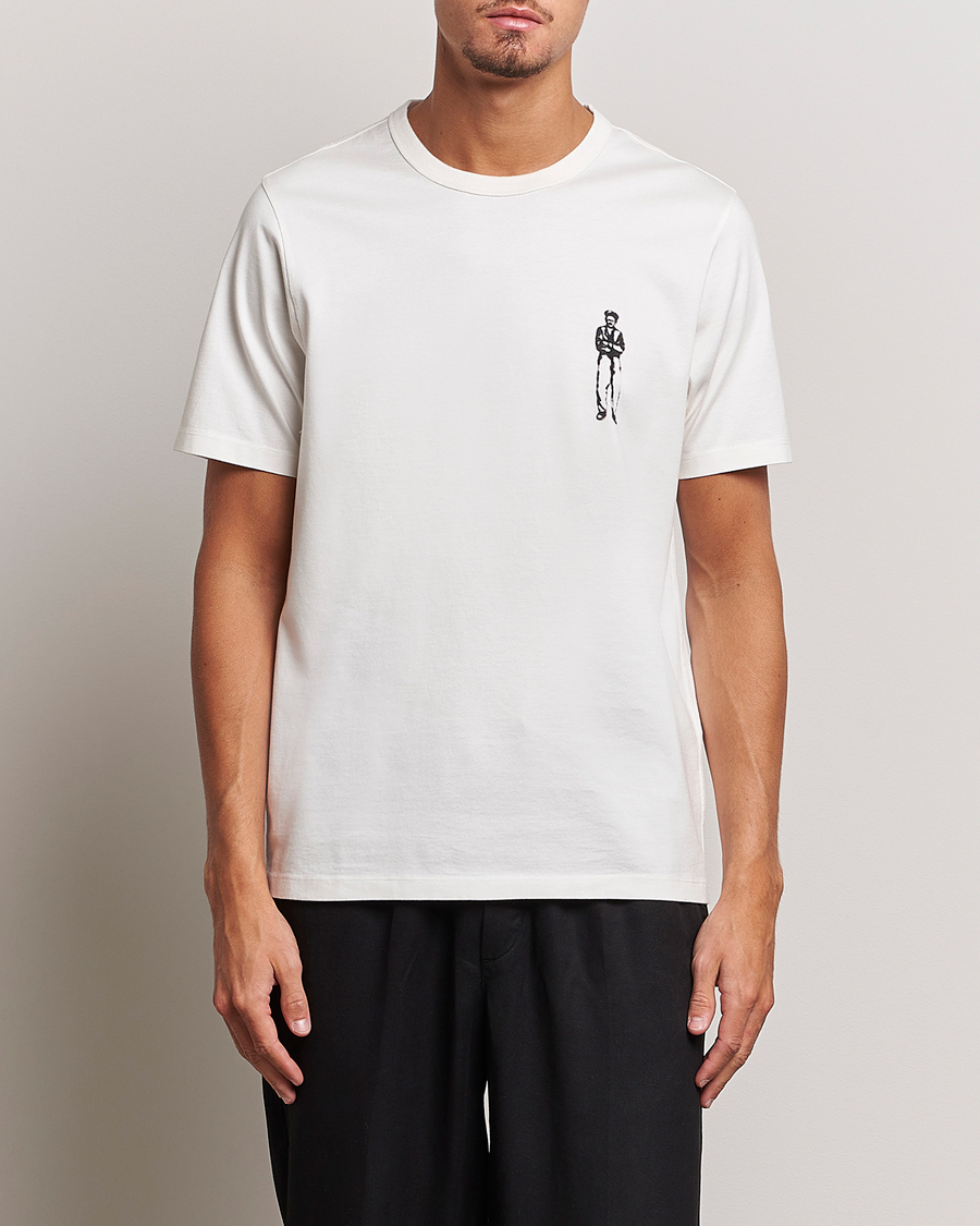 Herren | T-Shirts | C.P. Company | Mercerized Jersey Logo T-Shirt White