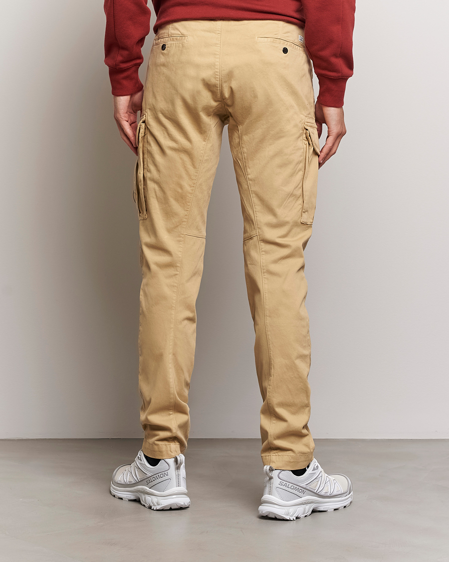 Herren | Hosen | C.P. Company | Stretch Satin Lens Cargo Pants Beige