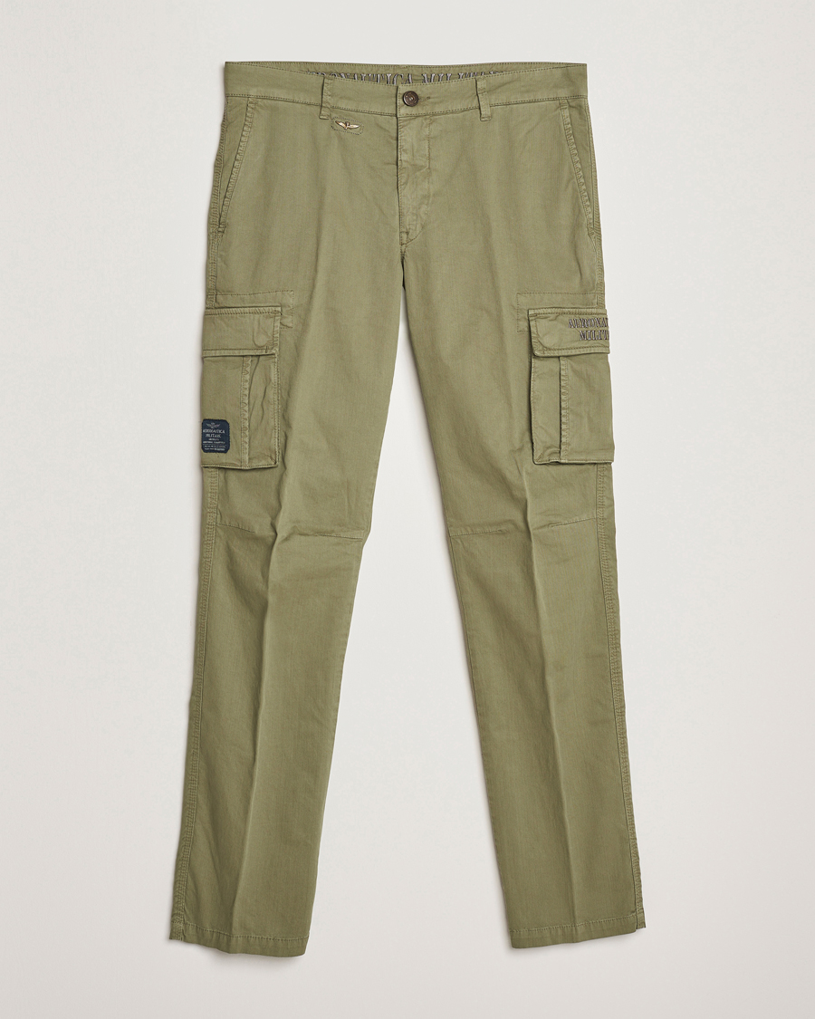 Herren | Hosen | Aeronautica Militare | Cotton Cargo Pants Green