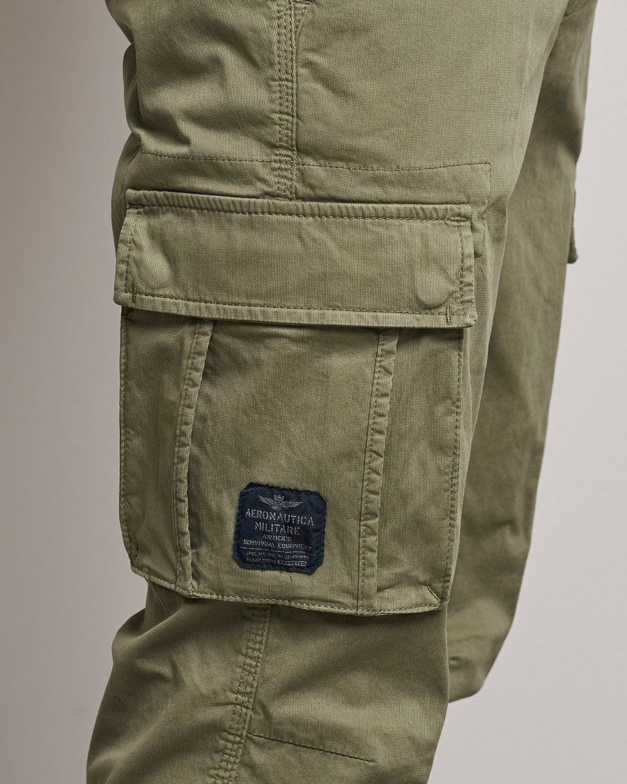 Herren | Hosen | Aeronautica Militare | Cotton Cargo Pants Green