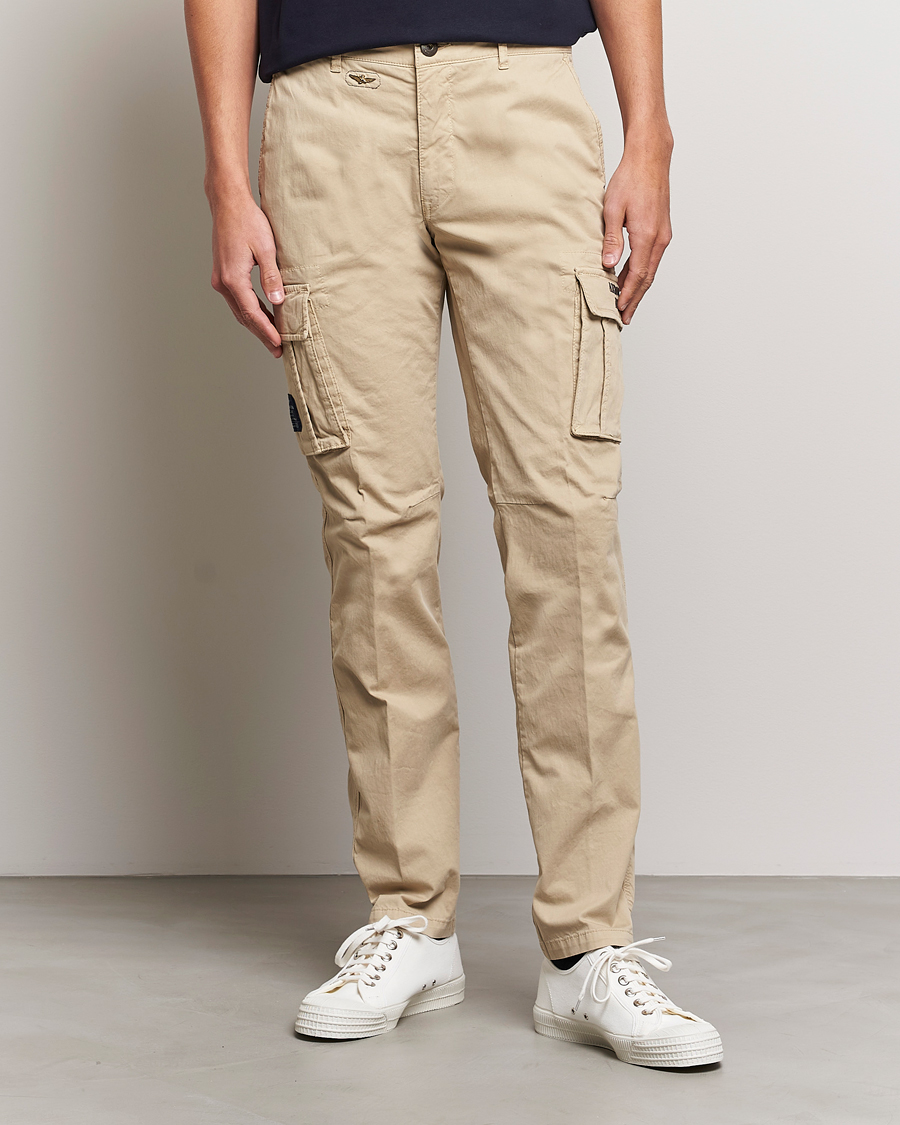 Herren | Cargohosen | Aeronautica Militare | Cotton Cargo Pants Sand