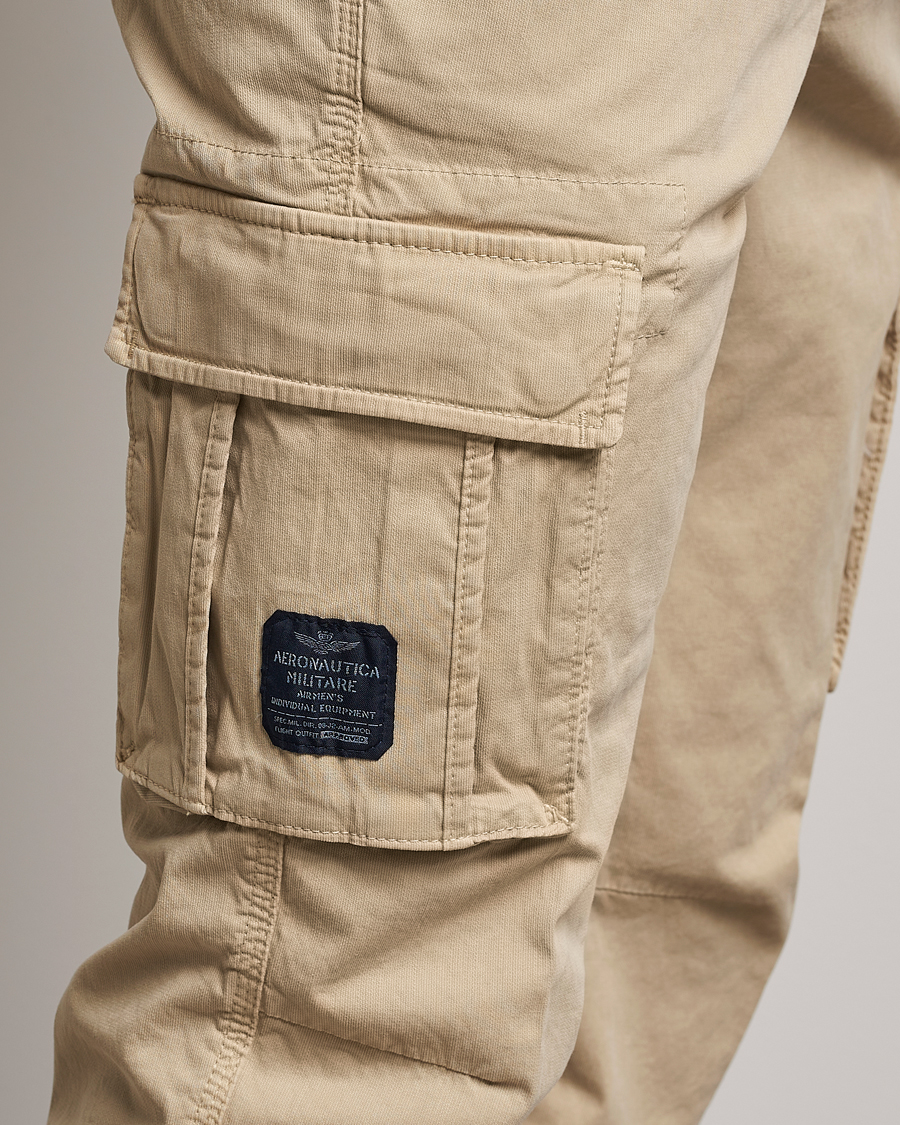 Herren | Hosen | Aeronautica Militare | Cotton Cargo Pants Sand