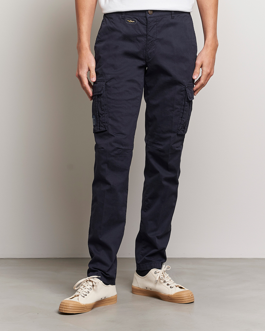 Herren | 30% sale | Aeronautica Militare | Cotton Cargo Pants Navy