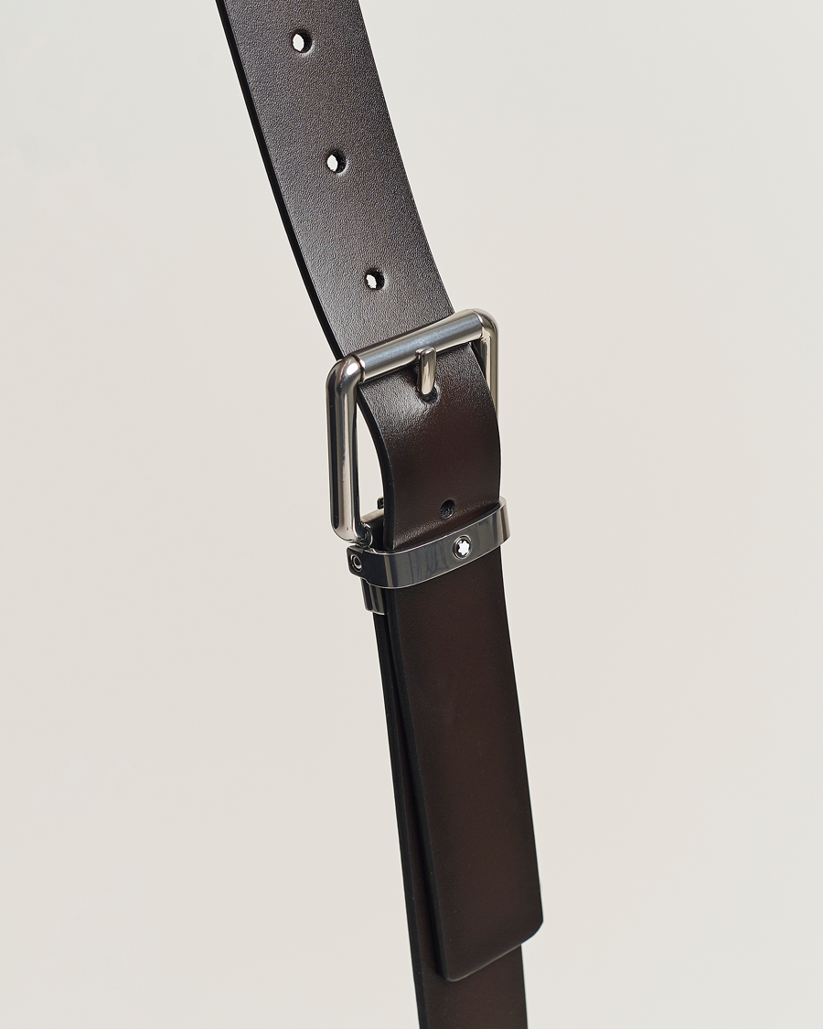 Herren | Gürtel | Montblanc | 30mm Leather Belt Brown