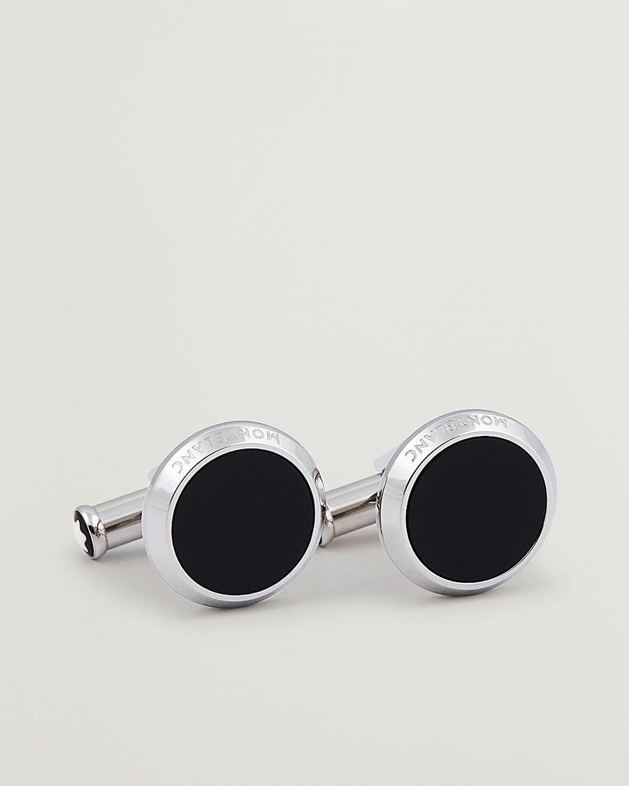 Herren | Montblanc Meisterstück Steel Cufflinks Black Onyx | Montblanc | Meisterstück Steel Cufflinks Black Onyx