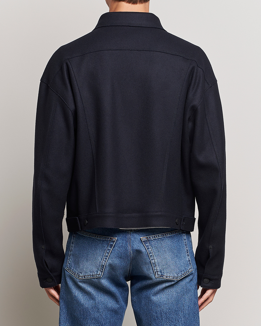 Herren | Jacken | Dsquared2 | Felt Wool Bomber Jacket Navy