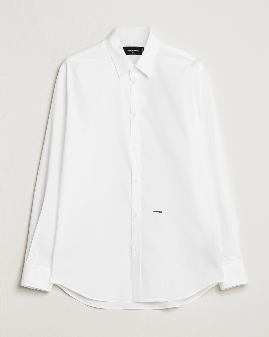 Herren | Hemden | Dsquared2 | Relaxed Dan Poplin Shirt White