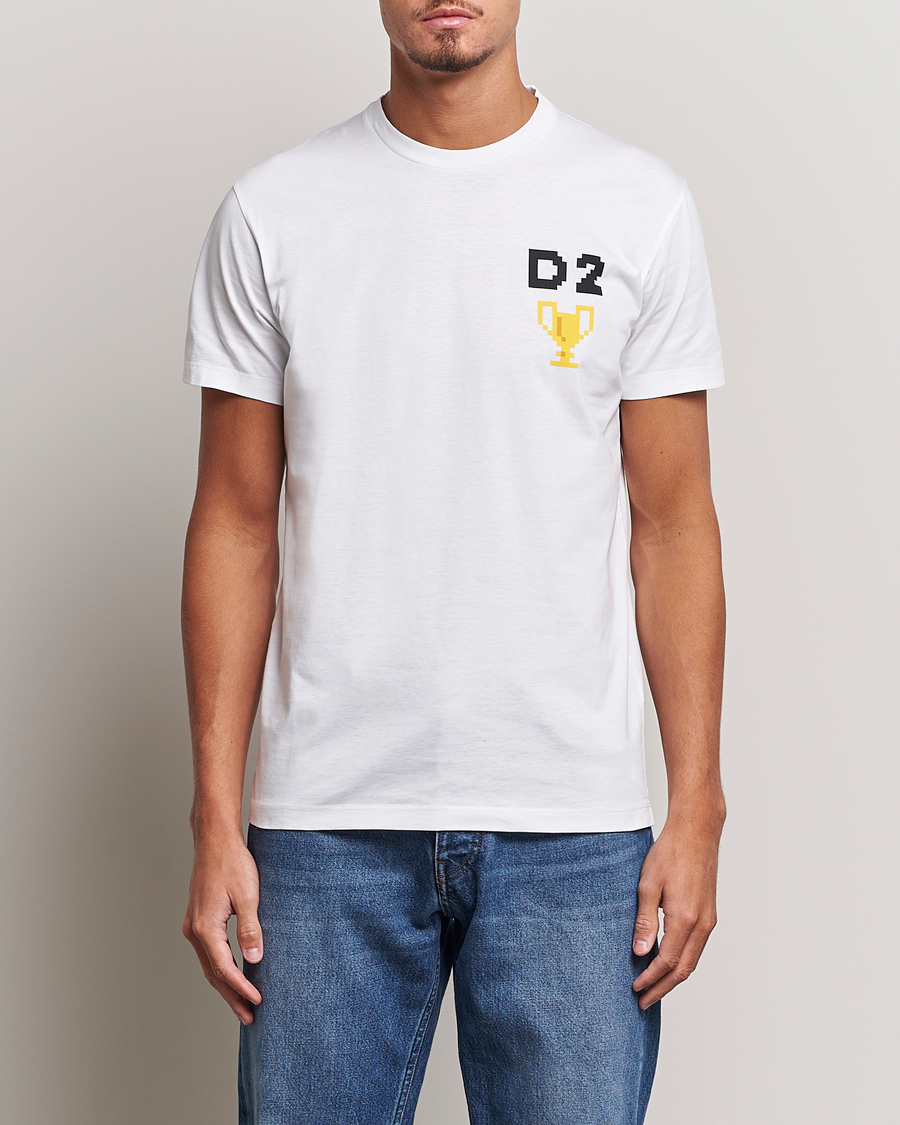 Herren |  | Dsquared2 | Cool Fit Trophy Tee White
