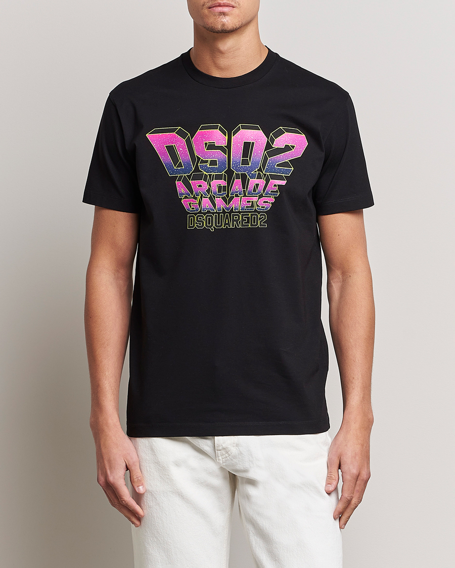 Herren | Schwartze t-shirts | Dsquared2 | Cool Fit Logo Tee Black