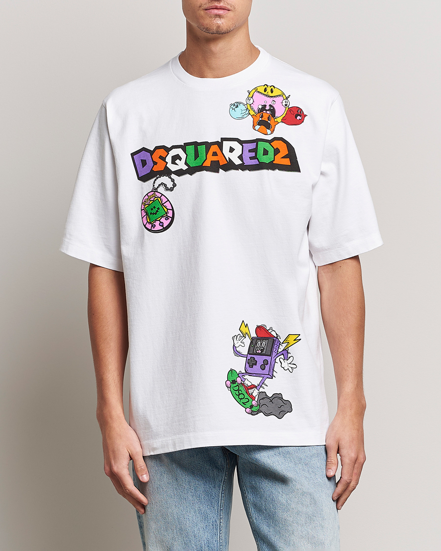 Men | Clothing | Dsquared2 | Heavy Skater Tee White