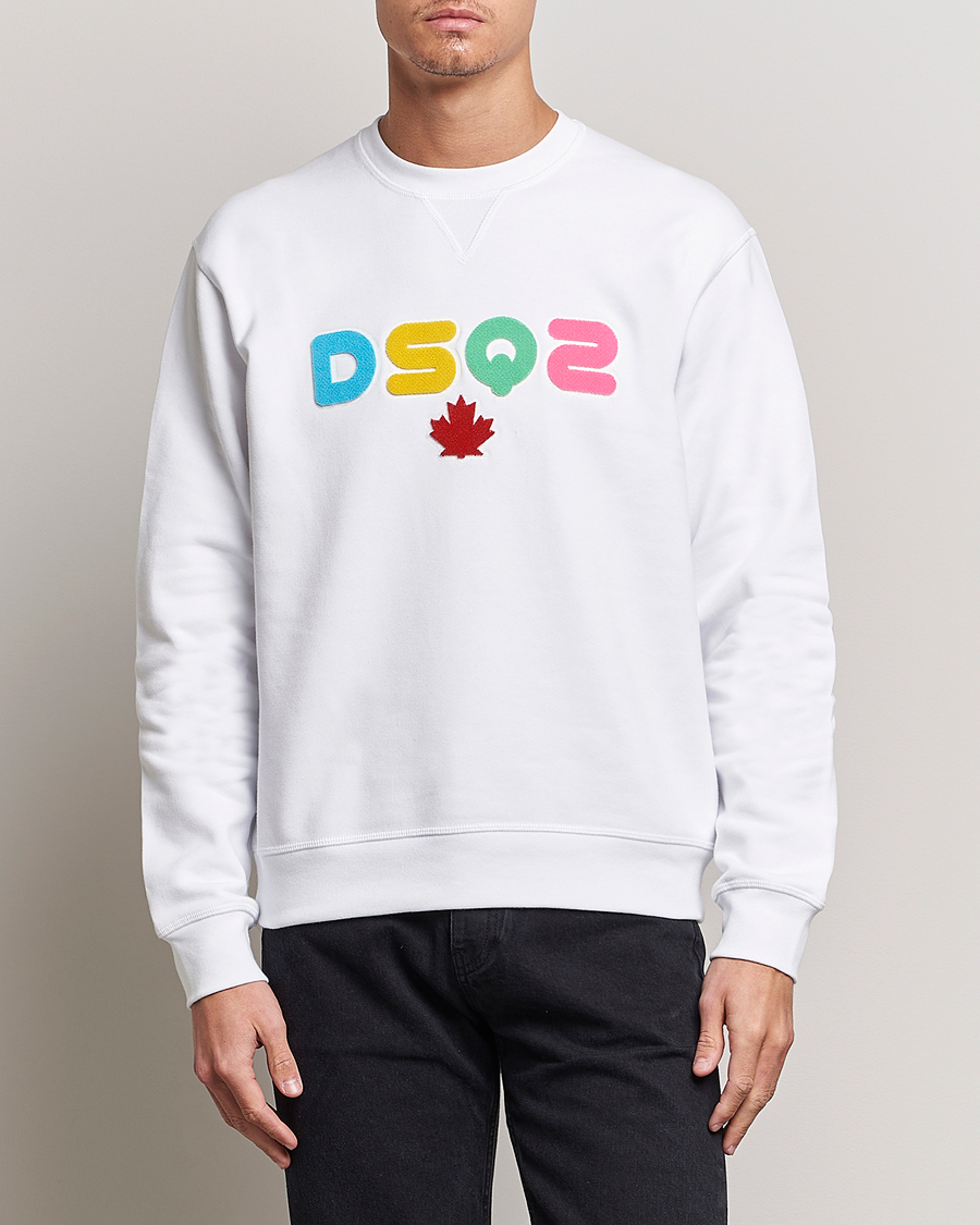 Herren | | Dsquared2 | Cool Fit Leaf Sweatshirt White