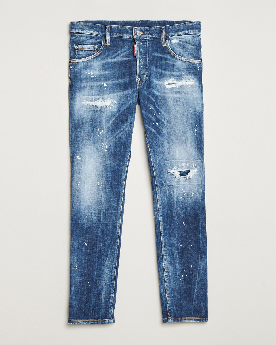 Herren | Slim fit | Dsquared2 | Skater Jeans Light Blue Wash