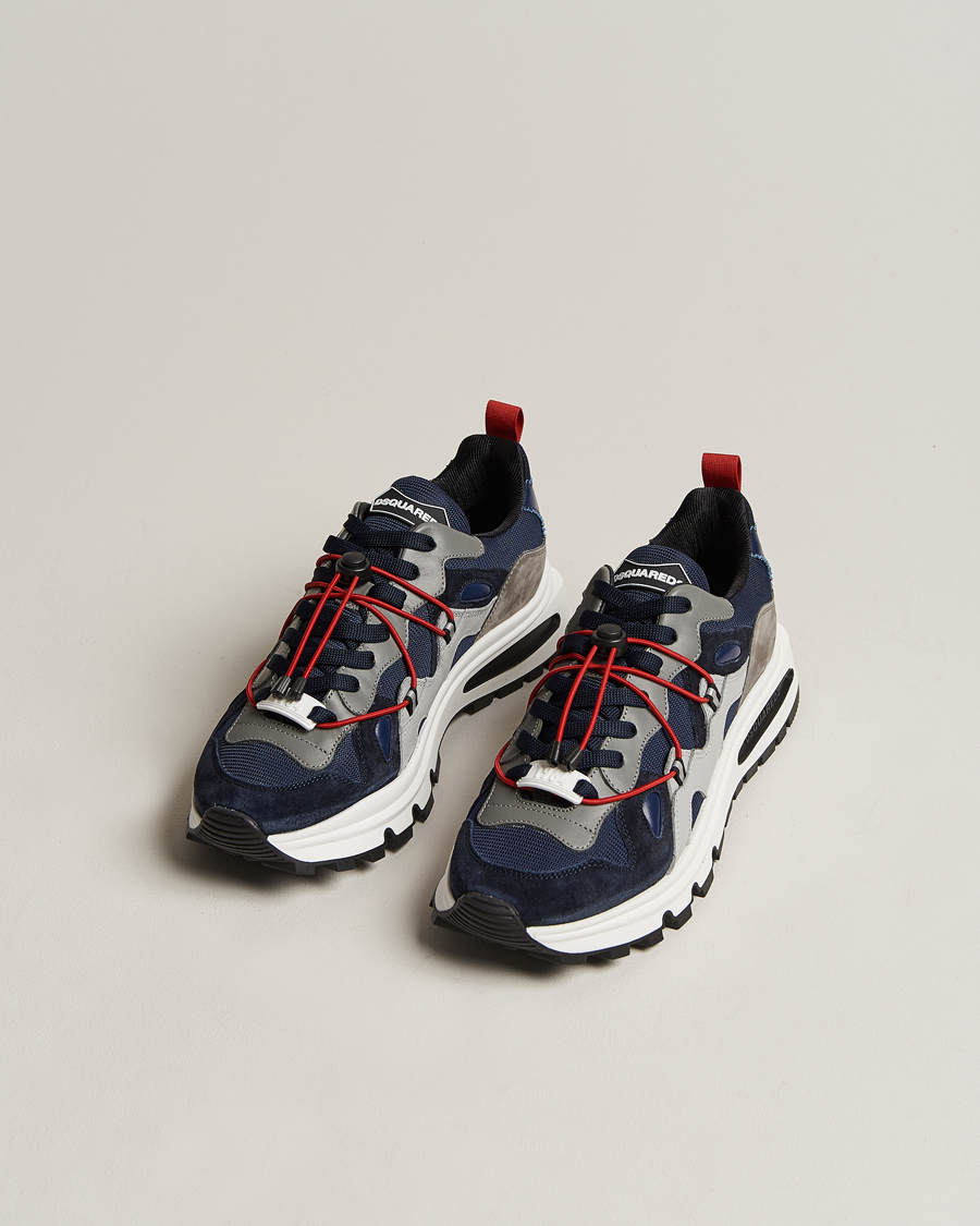 Herren | Dsquared2 DS2 Running Sneaker Blue/Grey | Dsquared2 | DS2 Running Sneaker Blue/Grey