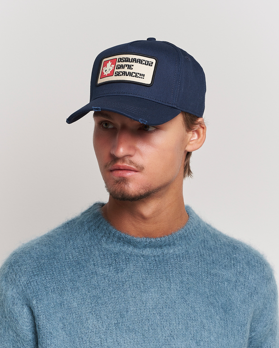 Herren | Dsquared2 Gaming Baseball Cap Navy | Dsquared2 | Gaming Baseball Cap Navy