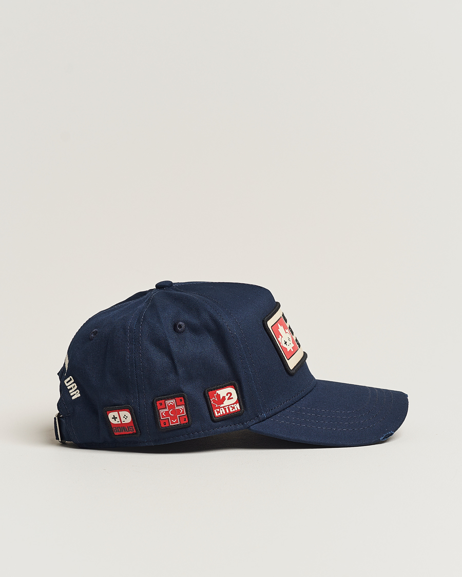 Herren | Dsquared2 Gaming Baseball Cap Navy | Dsquared2 | Gaming Baseball Cap Navy