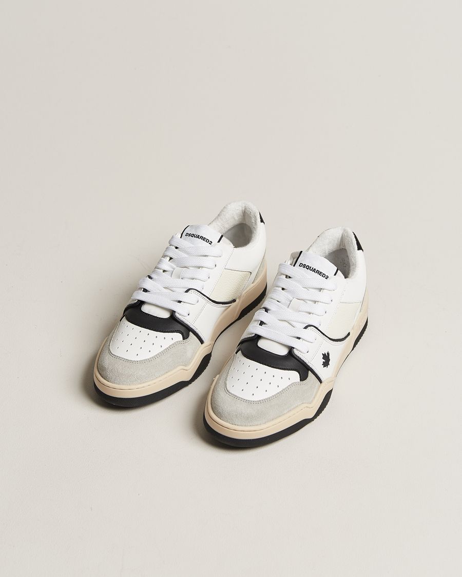 Herren | Dsquared2 Spiker Sneaker White/Black | Dsquared2 | Spiker Sneaker White/Black
