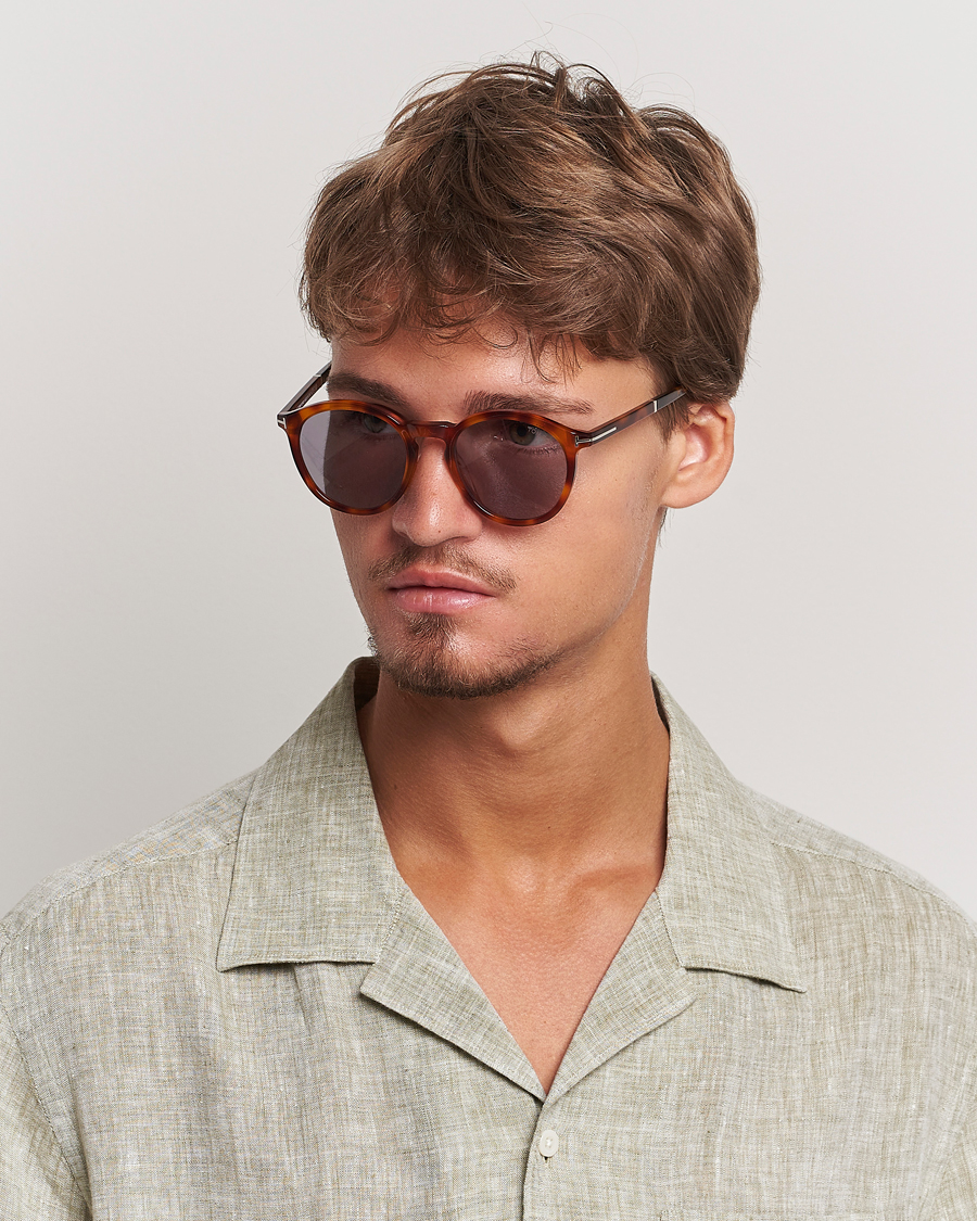 Herren |  | Tom Ford | Elton Sunglasses Blonde Havana/Smoke