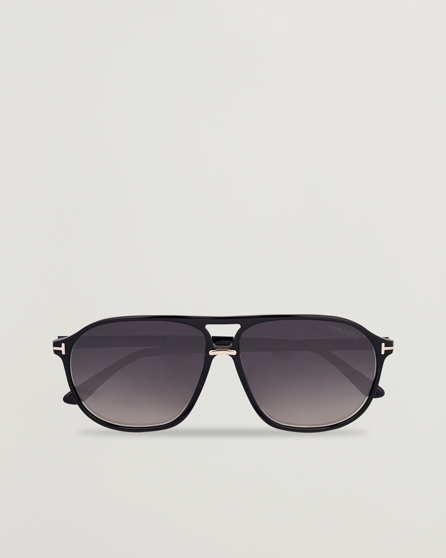Herren | Sonnenbrillen | Tom Ford | Bruce Sunglasses Shiny Black/Gradient Smoke