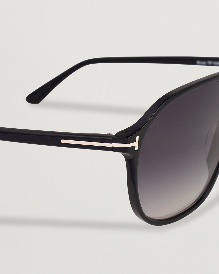 Herren | Sonnenbrillen | Tom Ford | Bruce Sunglasses Shiny Black/Gradient Smoke