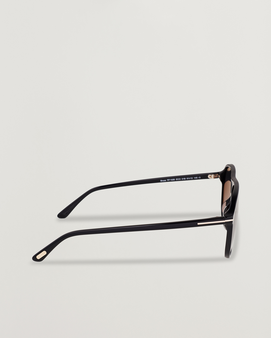 Herren | Sonnenbrillen | Tom Ford | Bruce Sunglasses Shiny Black/Gradient Smoke