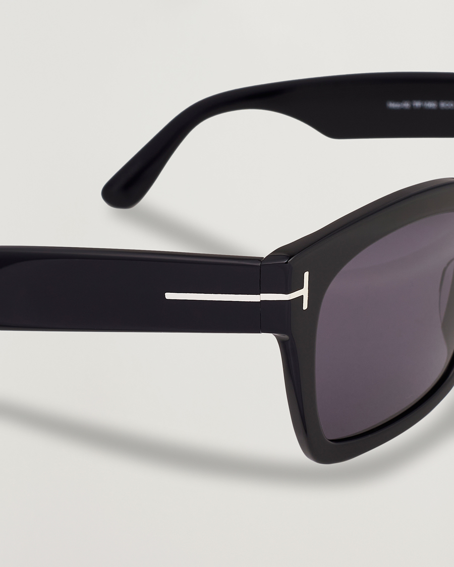 Herren | Sonnenbrillen | Tom Ford | Nico-02 Sunglasses Shine Black/Smoke