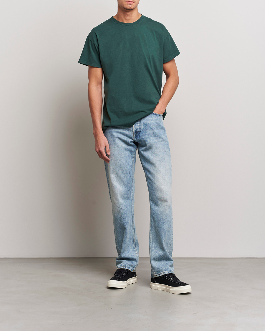 Herren | T-Shirts | Jeanerica | Marcel Crew Neck T-Shirt Dark Green