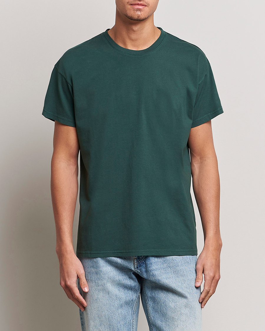Herren | T-Shirts | Jeanerica | Marcel Crew Neck T-Shirt Dark Green