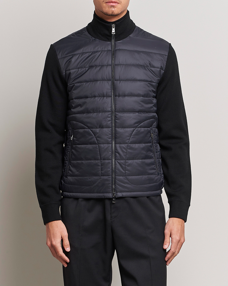 Herren | Stilvolle Jacken | Ralph Lauren Purple Label | Hybrid Zip Jacket Black