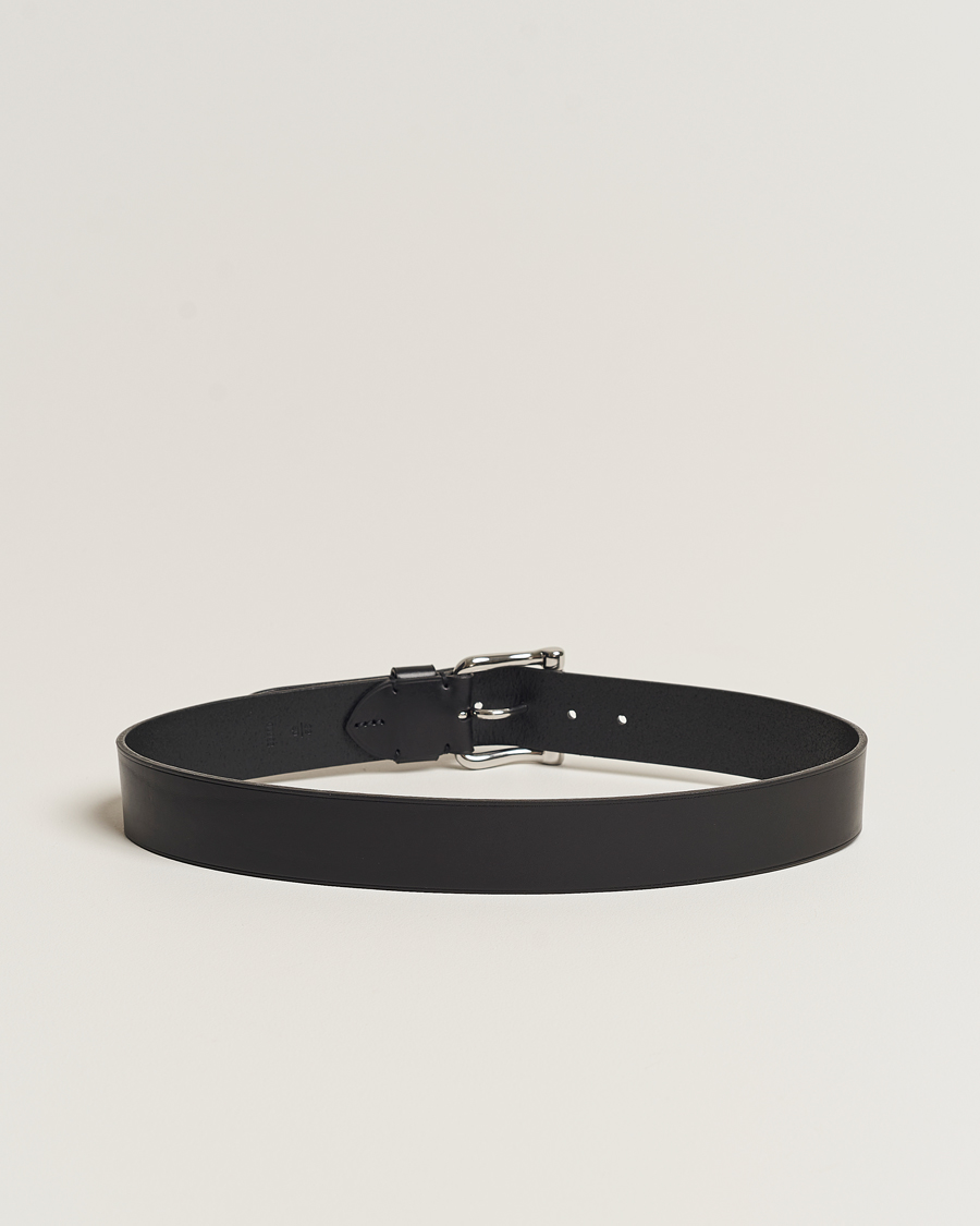 Herren |  | Ralph Lauren Purple Label | Vachetta Roller Belt Black