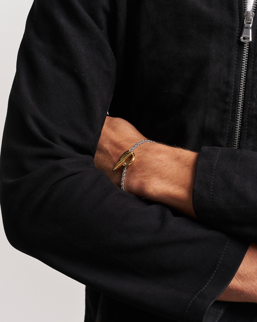 Herren | Tom Wood | Tom Wood | Robin Bracelet Duo Silver/Gold