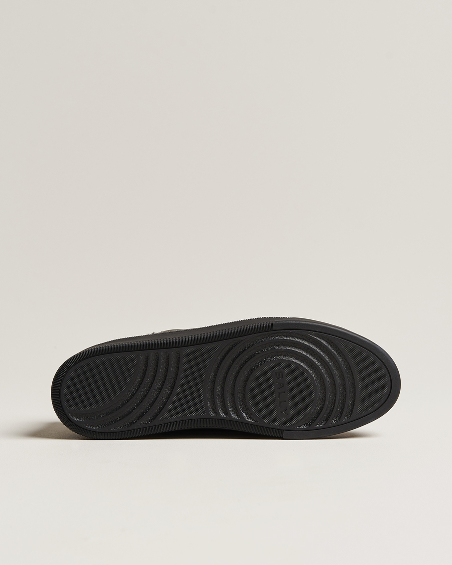 Herren | Bally Ryver Leather Shearling Sneaker Black | Bally | Ryver Leather Shearling Sneaker Black