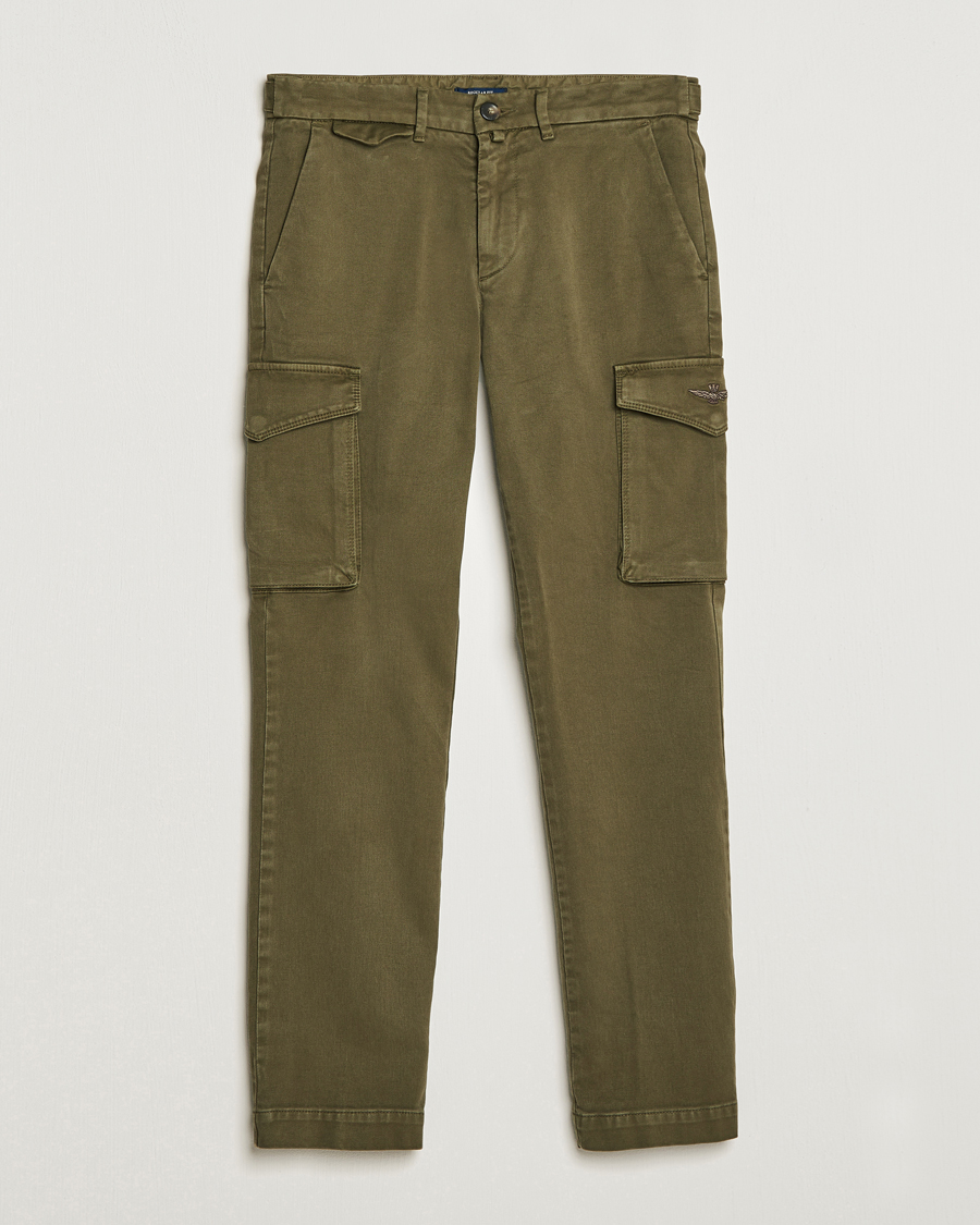 Herren | Hosen | Aeronautica Militare | Cotton Cargo Pants Off Green