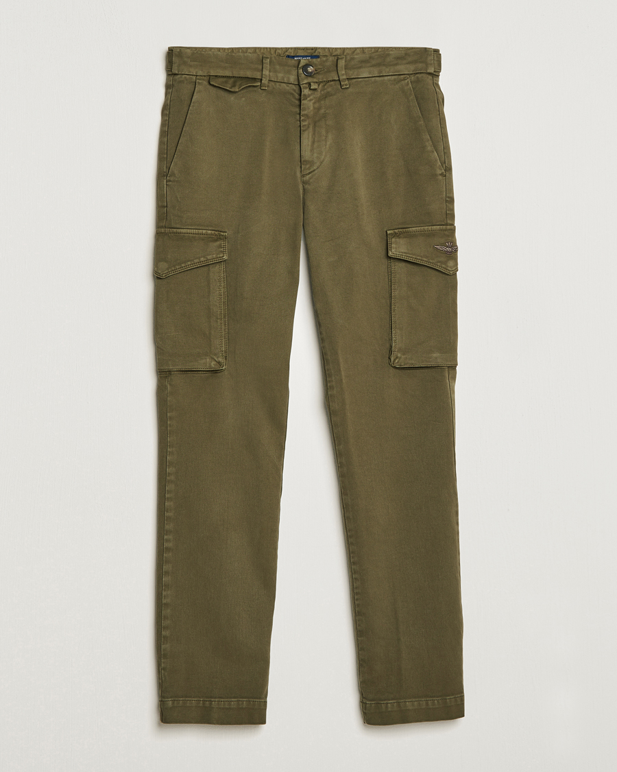 Herren | | Aeronautica Militare | Cotton Cargo Pants Off Green
