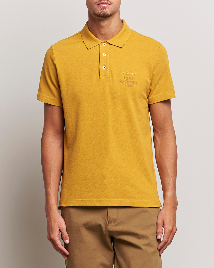 Herren | Poloshirt | Aeronautica Militare | PO1705 Polo Yellow