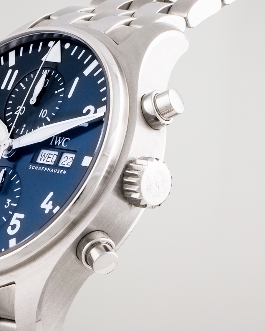 Herren | IWC Pre-Owned Le petit Steel IW3777-17 Blue | IWC Pre-Owned | Le petit Steel IW3777-17 Blue