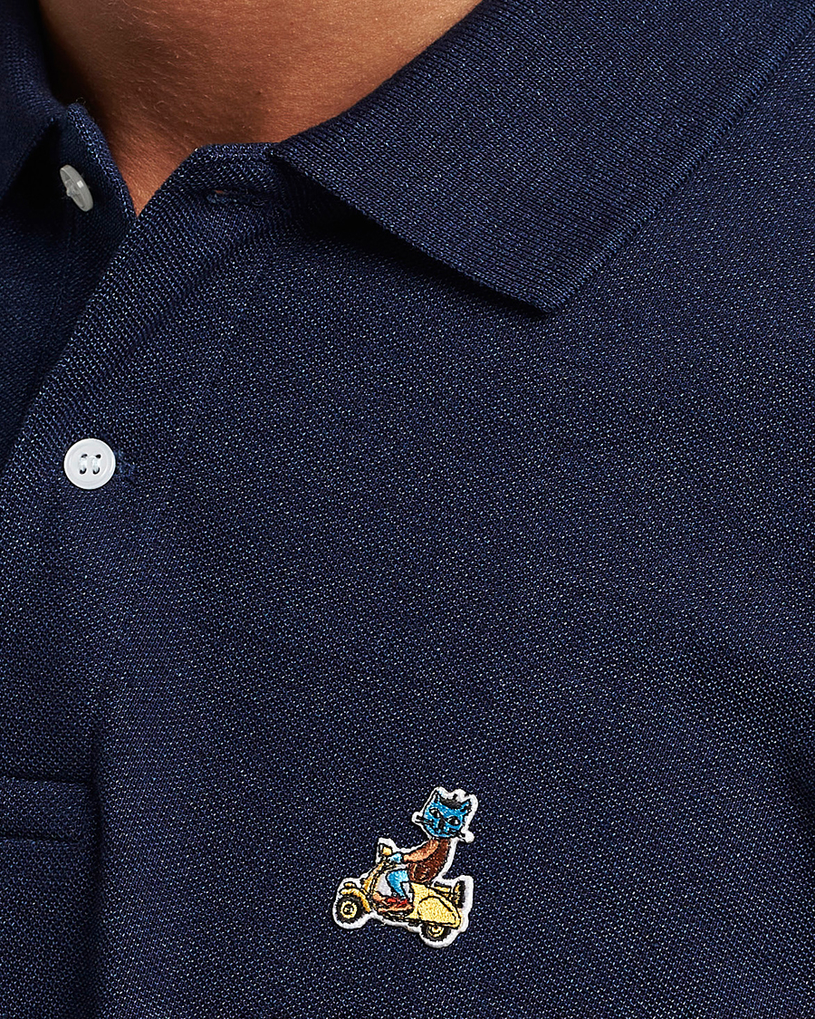 Herren | Poloshirts | Kamakura Shirts | Vintage Ivy Short Sleeve Polo Navy