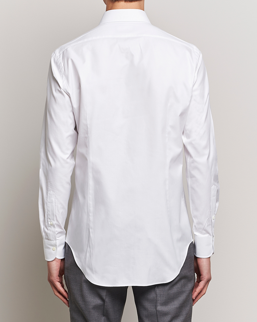 Herren | Hemden | Kamakura Shirts | Slim Fit Royal Oxford Spread Shirt White