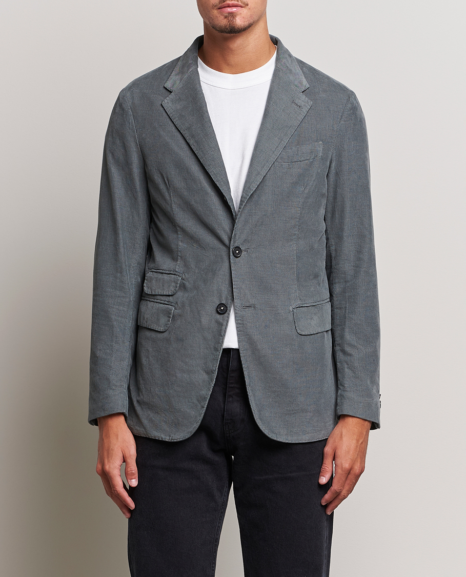 Herren | 60% sale | Massimo Alba | Baby Corduroy Blazer Smoke