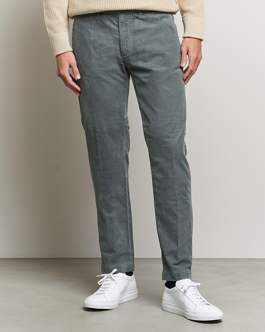 Herren | Cordhosen | Massimo Alba | Baby Corduroy Trousers Smoke